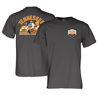 Men's Blue 84  Charcoal Tennessee Volunteers 2024 NCAA Men's Baseball College World Series Champions State Champs T-Shirt