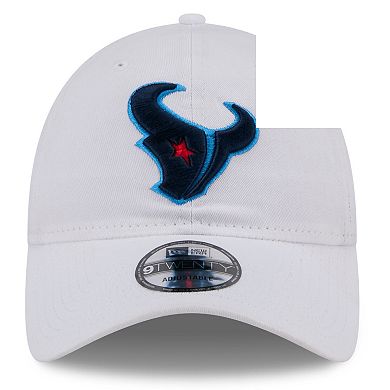 Men's New Era White Houston Texans Standard 9TWENTY Adjustable Hat