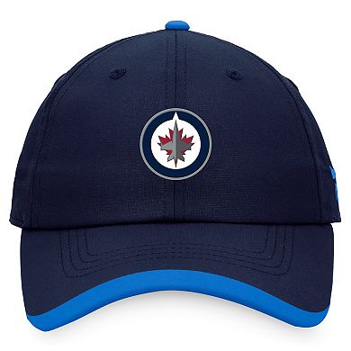 Men's Fanatics Navy Winnipeg Jets Authentic Pro Rink Pinnacle Adjustable Hat