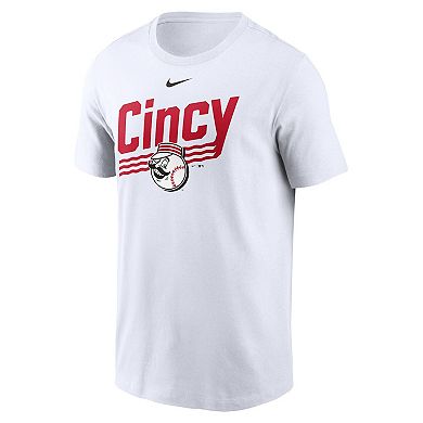 Men's Nike White Cincinnati Reds Local Home Town T-Shirt