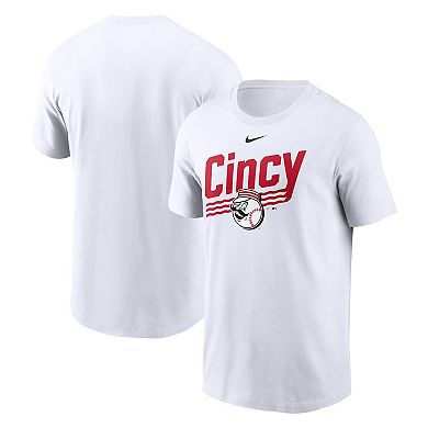 Men's Nike White Cincinnati Reds Local Home Town T-Shirt