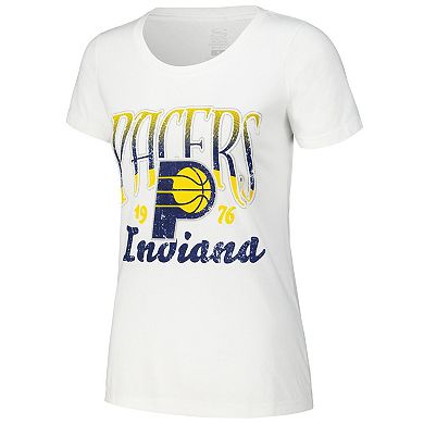 Women's Stadium Essentials White Indiana Pacers Sky High T-Shirt