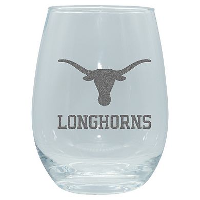 The Memory Company Texas Longhorns 2-Pack 15oz. Stemless Wine Glass Set