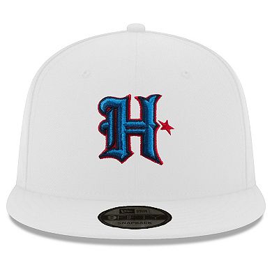 Men's New Era White Houston Texans Standard 9FIFTY Snapback Hat