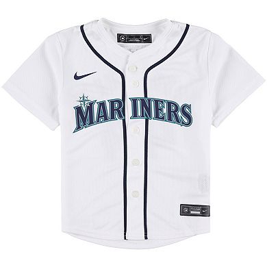 Toddler Nike Julio Rodríguez White Miami Marlins  Game Jersey