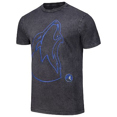 Unisex Stadium Essentials Black Minnesota Timberwolves Vintage T-Shirt