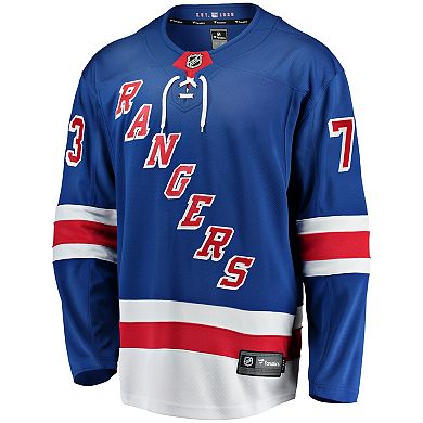 Men's Fanatics Matt Rempe Blue New York Rangers Home Breakaway Jersey