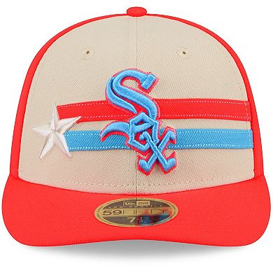 Men's New Era  Cream Chicago White Sox 2024 MLB All-Star Game  Low Profile 59FIFTY Fitted Hat