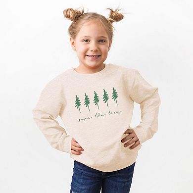 Save The Trees Toddler Graphic Sweatshirt