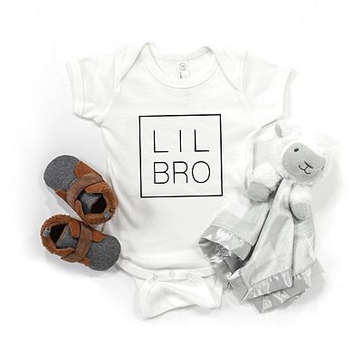 Lil Bro Square Baby Bodysuit