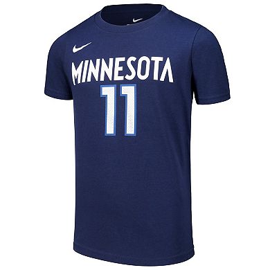 Youth Nike Naz Reid Navy Minnesota Timberwolves Icon Edition Name & Number T-Shirt