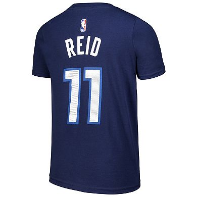 Youth Nike Naz Reid Navy Minnesota Timberwolves Icon Edition Name & Number T-Shirt