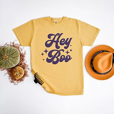 Hey Boo Stars Garment Dyed Tees