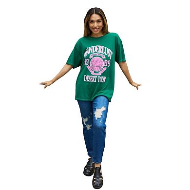 Fashnzfab "wanderlust" Graphic T-shirt