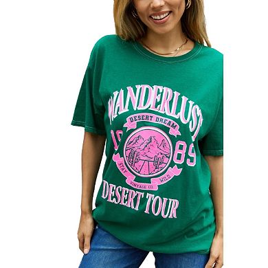 Fashnzfab "wanderlust" Graphic T-shirt