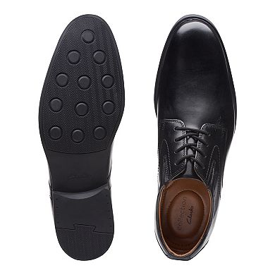 Clarks® Whiddon Plain Men's Leather Oxford Shoes