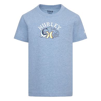 Boys 4-7 Hurley Shark Flash Graphic Tee