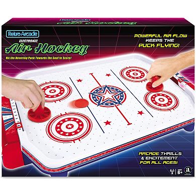 Merchant Ambassador Retro Arcade Electronic Air Hockey Tabletop Game