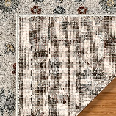 Gertmenian Trevi Oren Medallion Scroll Area Rug