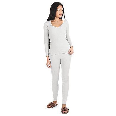 Women's Organic Cotton Classic Ribbed Leggings