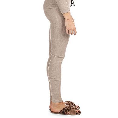 Women's Organic Cotton Classic Ribbed Leggings