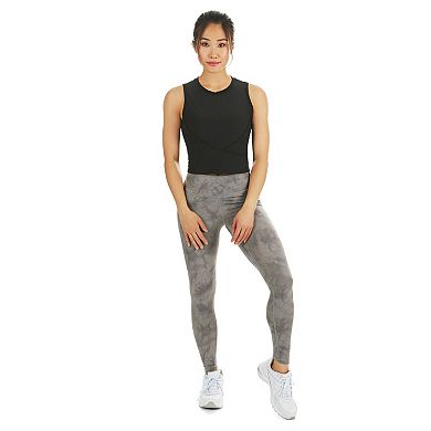 Tie Dye Print Scrunch Booty Stitch Athletic Legging