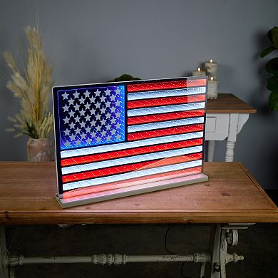 Melrose American Flag 23-in. Ekko Light