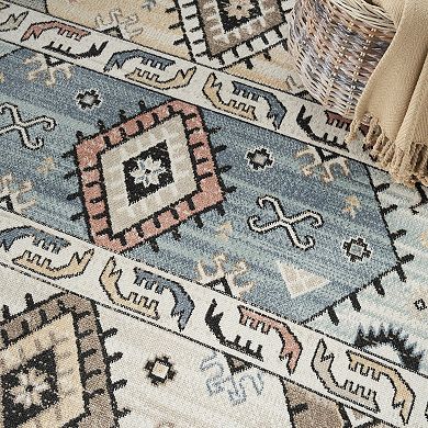 Nourison Washable Decor Southwestern Geometric Indoor Rug