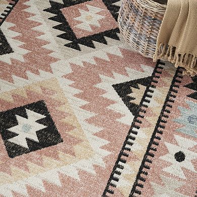 Nourison Washable Decor Geometric Bohemian Indoor Rug