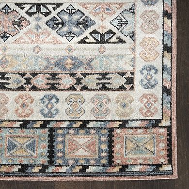 Nourison Washable Decor Geometric Indoor Rug