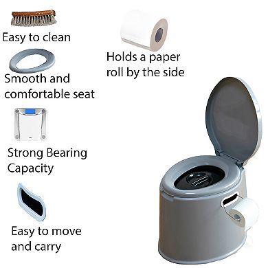 Portable Travel Toilet for Outdoor Camping and Hiking