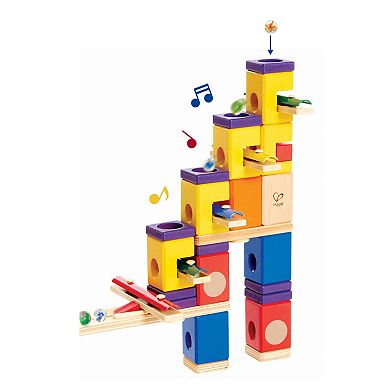 Hape Quadrilla Wooden Marble Run Construction Playset