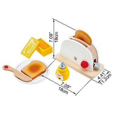 Hape Pop-Up Toaster Set Wooden Playset