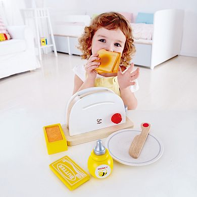 Hape Pop-Up Toaster Set Wooden Playset