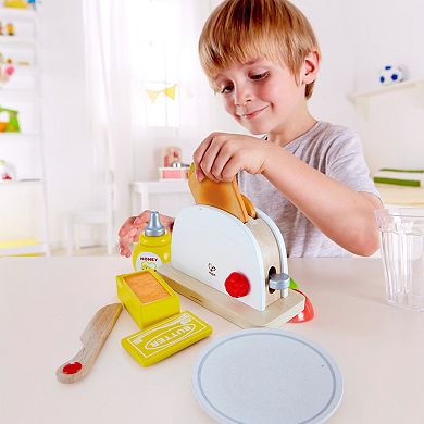 Hape Pop-Up Toaster Set Wooden Playset