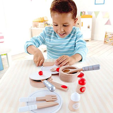 Hape Cook & Serve Set Wooden Playset