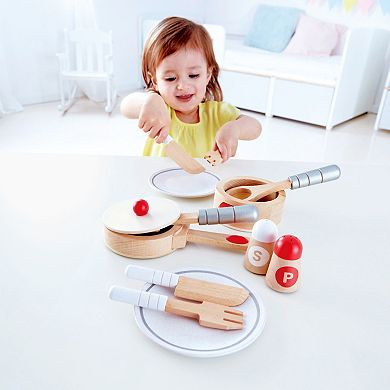 Hape Cook & Serve Set Wooden Playset