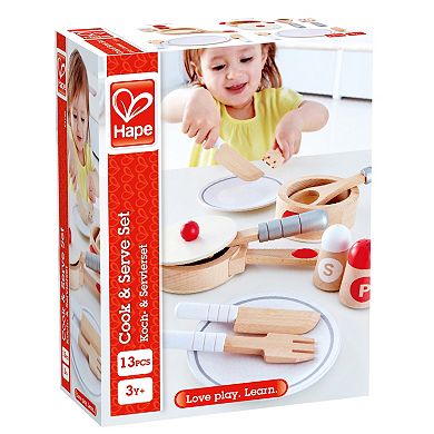 Hape Cook & Serve Set Wooden Playset