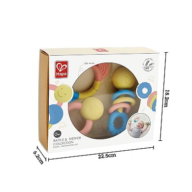 Hape 3-Piece Rattle & Teething Set