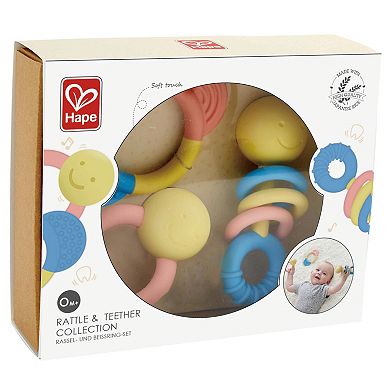 Hape 3-Piece Rattle & Teething Set