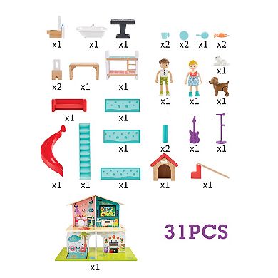 Hape Rock & Slide Dollhouse