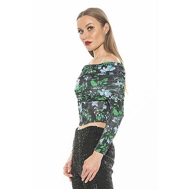 Women's ALEXIA ADMOR Hannah Off The Shoulder Long Sleeve Knit Top