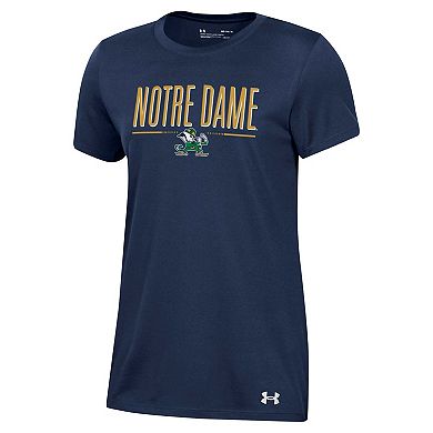 Women's Under Armour Navy Notre Dame Fighting Irish Performance T-Shirt