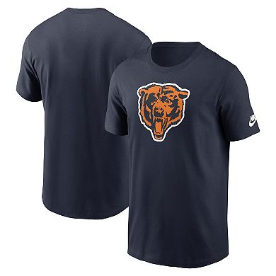 Men's Nike Navy Chicago Bears Rewind Logo Essential T-Shirt