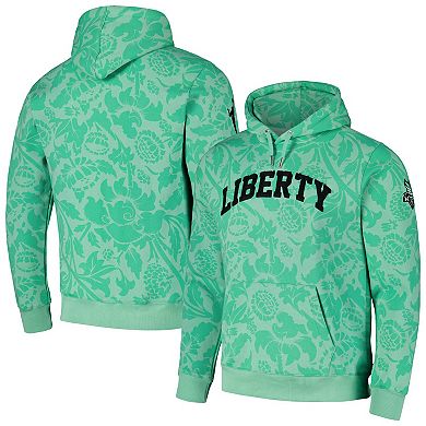 Unisex Green New York Liberty Floral Premium Pullover Hoodie