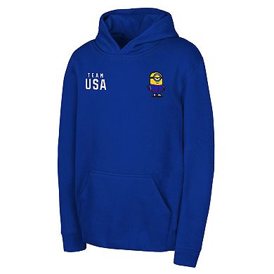 Youth  Royal Team USA Minions Pullover Hoodie