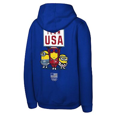 Youth  Royal Team USA Minions Pullover Hoodie