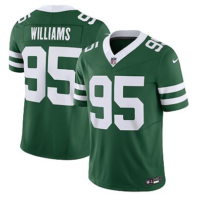 Men's Nike Quinnen Williams Legacy Green New York Jets Vapor F.U.S.E. Limited Jersey