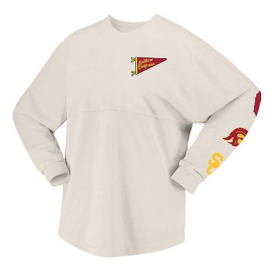 Women's Spirit Jersey Natural USC Trojans Local Long Sleeve T-Shirt