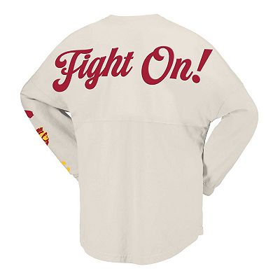 Women's Spirit Jersey Natural USC Trojans Local Long Sleeve T-Shirt